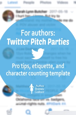 Twitter Pitch Parties: Pro tips, etiquette & character counting template #WritingTips #writers #authors