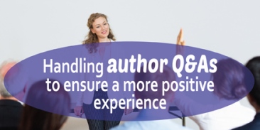 Handling author Q&As to ensure a more positive experience